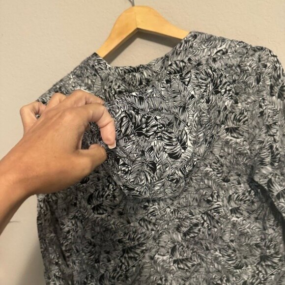 RVCA Palmer Woven Silky Print Hoodie Size Small - Picture 8 of 13